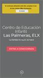 Mobile Screenshot of escuelainfantillaspalmeras.com